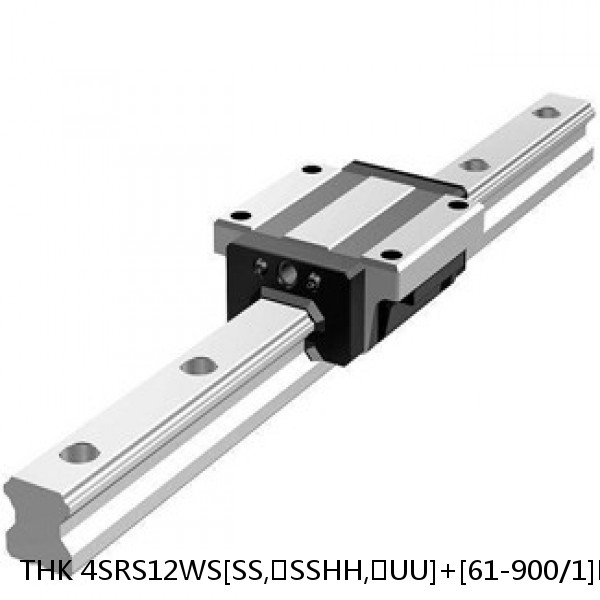 4SRS12WS[SS,​SSHH,​UU]+[61-900/1]LM THK Miniature Linear Guide Caged Ball SRS Series