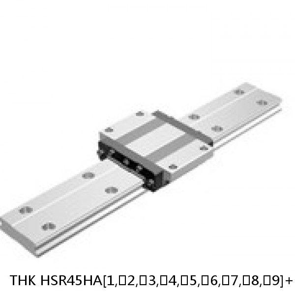 HSR45HA[1,​2,​3,​4,​5,​6,​7,​8,​9]+[188-3000/1]L[H,​P,​SP,​UP] THK Standard Linear Guide Accuracy and Preload Selectable HSR Series