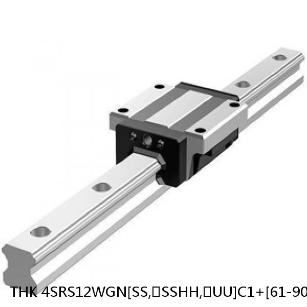 4SRS12WGN[SS,​SSHH,​UU]C1+[61-900/1]LM THK Miniature Linear Guide Full Ball SRS-G Accuracy and Preload Selectable