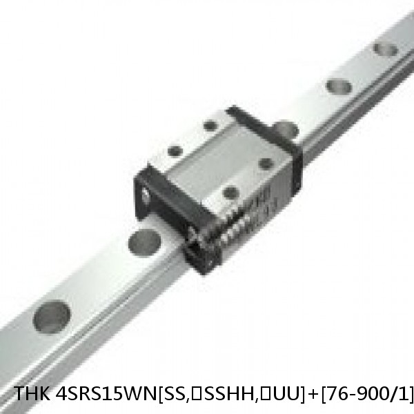 4SRS15WN[SS,​SSHH,​UU]+[76-900/1]LM THK Miniature Linear Guide Caged Ball SRS Series