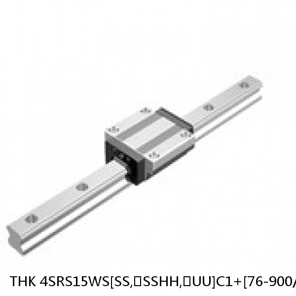 4SRS15WS[SS,​SSHH,​UU]C1+[76-900/1]L[H,​P]M THK Miniature Linear Guide Caged Ball SRS Series