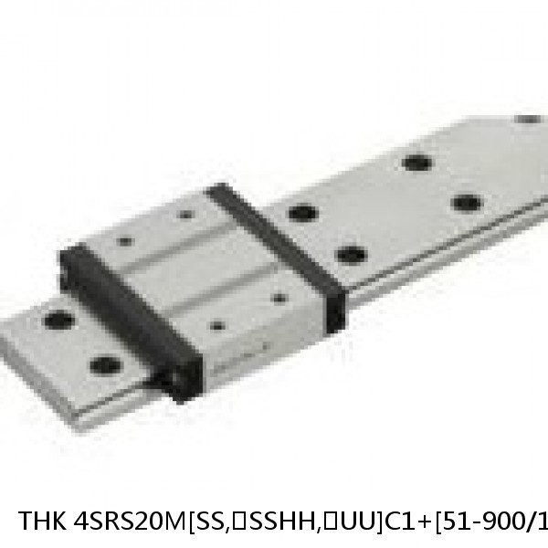 4SRS20M[SS,​SSHH,​UU]C1+[51-900/1]LM THK Miniature Linear Guide Caged Ball SRS Series