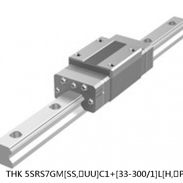 5SRS7GM[SS,​UU]C1+[33-300/1]L[H,​P]M THK Miniature Linear Guide Full Ball SRS-G Accuracy and Preload Selectable