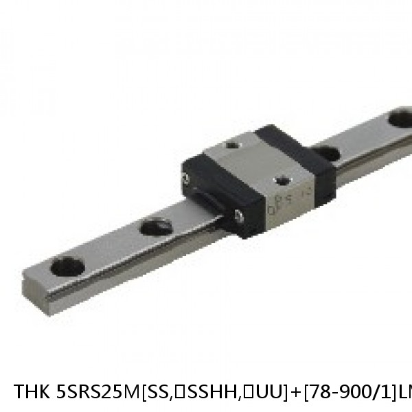 5SRS25M[SS,​SSHH,​UU]+[78-900/1]LM THK Miniature Linear Guide Caged Ball SRS Series