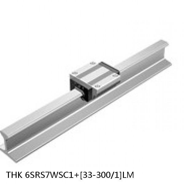 6SRS7WSC1+[33-300/1]LM THK Miniature Linear Guide Caged Ball SRS Series
