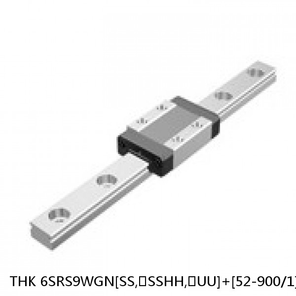 6SRS9WGN[SS,​SSHH,​UU]+[52-900/1]L[H,​P]M THK Miniature Linear Guide Full Ball SRS-G Accuracy and Preload Selectable