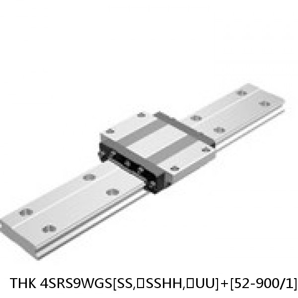 4SRS9WGS[SS,​SSHH,​UU]+[52-900/1]L[H,​P]M THK Miniature Linear Guide Full Ball SRS-G Accuracy and Preload Selectable