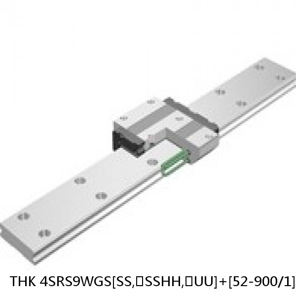 4SRS9WGS[SS,​SSHH,​UU]+[52-900/1]LM THK Miniature Linear Guide Full Ball SRS-G Accuracy and Preload Selectable