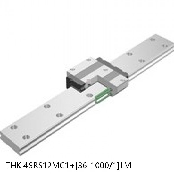 4SRS12MC1+[36-1000/1]LM THK Miniature Linear Guide Caged Ball SRS Series