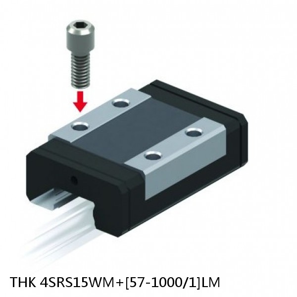 4SRS15WM+[57-1000/1]LM THK Miniature Linear Guide Caged Ball SRS Series