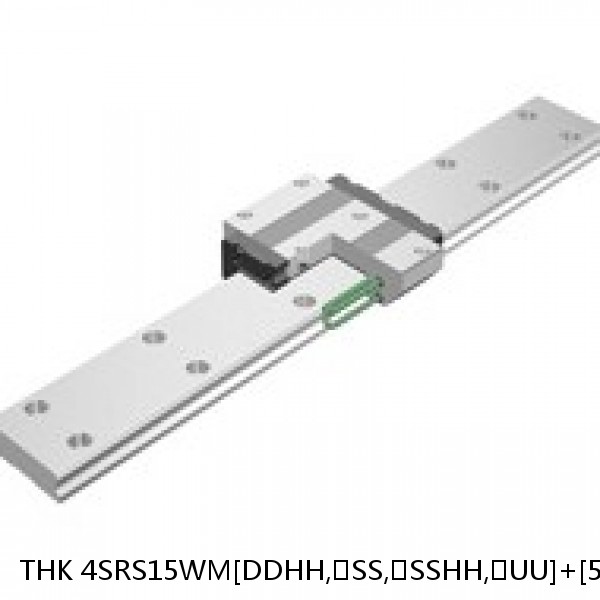 4SRS15WM[DDHH,​SS,​SSHH,​UU]+[57-1000/1]LM THK Miniature Linear Guide Caged Ball SRS Series