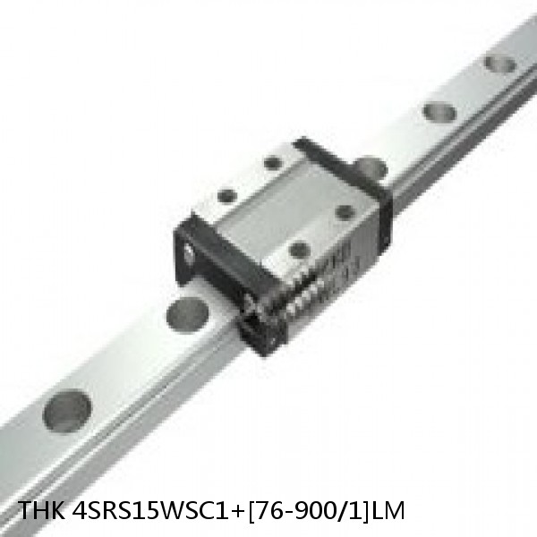 4SRS15WSC1+[76-900/1]LM THK Miniature Linear Guide Caged Ball SRS Series