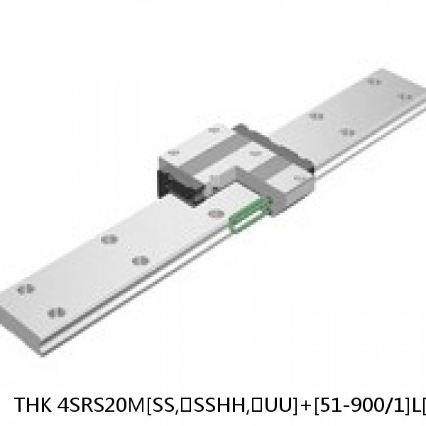 4SRS20M[SS,​SSHH,​UU]+[51-900/1]L[H,​P]M THK Miniature Linear Guide Caged Ball SRS Series