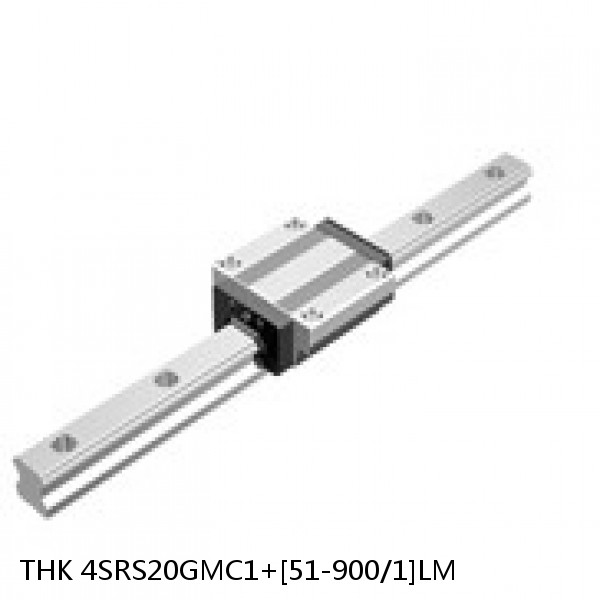 4SRS20GMC1+[51-900/1]LM THK Miniature Linear Guide Full Ball SRS-G Accuracy and Preload Selectable