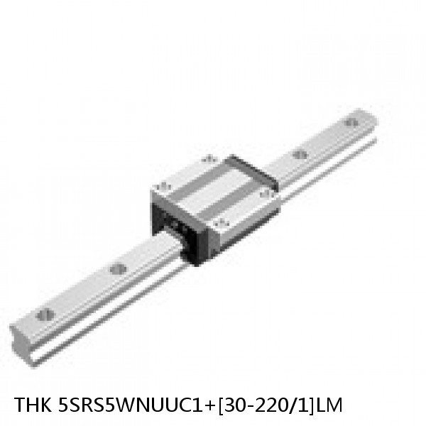 5SRS5WNUUC1+[30-220/1]LM THK Miniature Linear Guide Caged Ball SRS Series