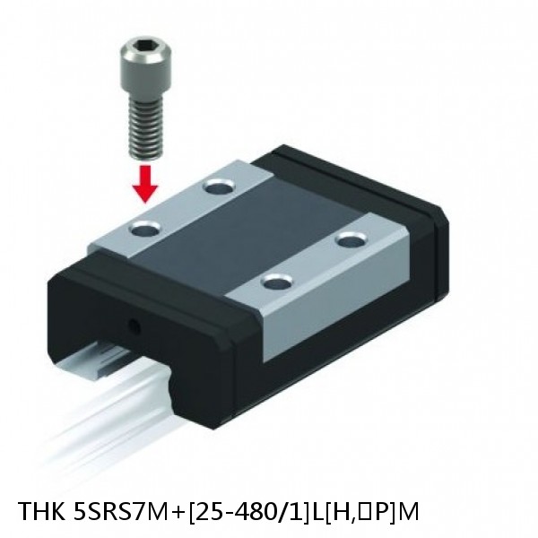 5SRS7M+[25-480/1]L[H,​P]M THK Miniature Linear Guide Caged Ball SRS Series