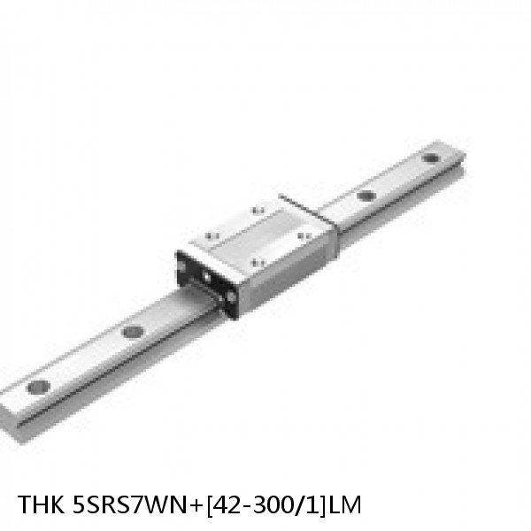 5SRS7WN+[42-300/1]LM THK Miniature Linear Guide Caged Ball SRS Series