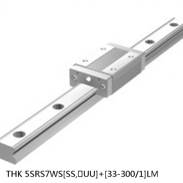 5SRS7WS[SS,​UU]+[33-300/1]LM THK Miniature Linear Guide Caged Ball SRS Series