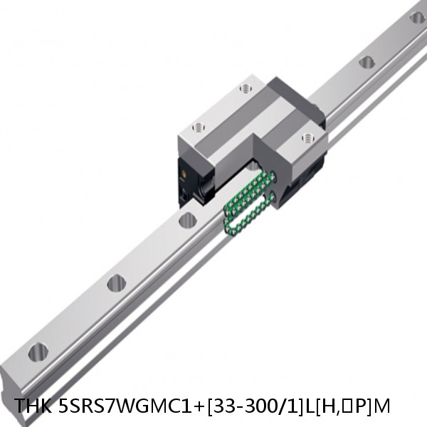 5SRS7WGMC1+[33-300/1]L[H,​P]M THK Miniature Linear Guide Full Ball SRS-G Accuracy and Preload Selectable