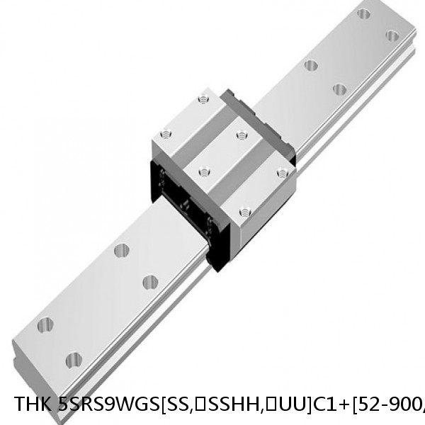 5SRS9WGS[SS,​SSHH,​UU]C1+[52-900/1]LM THK Miniature Linear Guide Full Ball SRS-G Accuracy and Preload Selectable