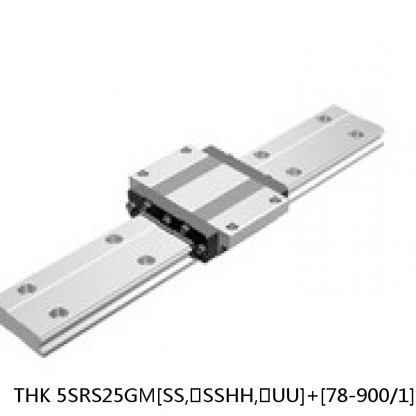 5SRS25GM[SS,​SSHH,​UU]+[78-900/1]LM THK Miniature Linear Guide Full Ball SRS-G Accuracy and Preload Selectable