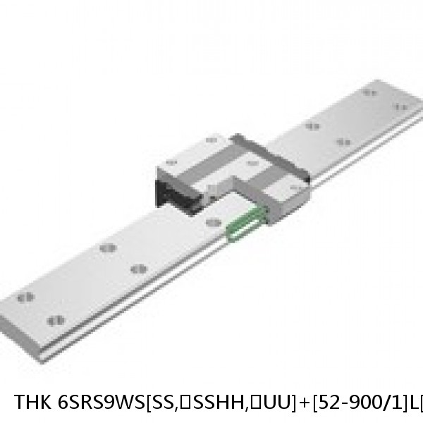6SRS9WS[SS,​SSHH,​UU]+[52-900/1]L[H,​P]M THK Miniature Linear Guide Caged Ball SRS Series