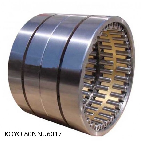 80NNU6017 KOYO Double-row cylindrical roller bearings